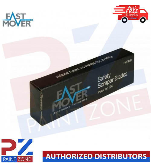 100 x Steel Razor Single Edge Scraper Adhesive Remover Window Scraper Fast Mover